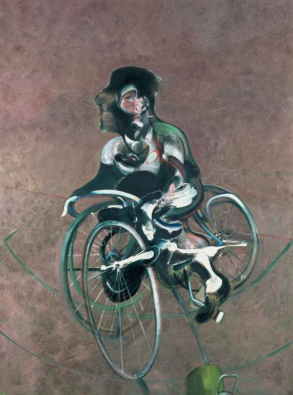 Francis Bacon, Portrait of George Dyer Riding a Bicycle, 1966 