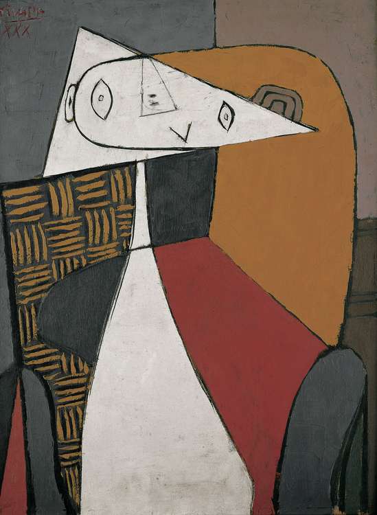 Figure (Femme assise) (Pablo Picasso,1930)